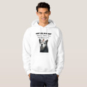 Süßes Hundeporträt Hoodie (Vorne ganz)
