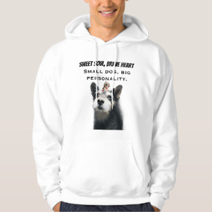 Süßes Hundeporträt Hoodie