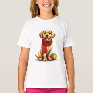 Süßes Hundeporträt T-Shirt