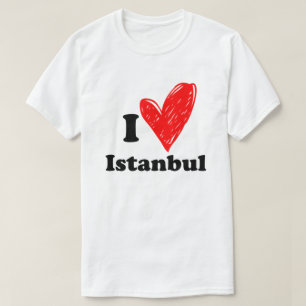 Süßes I Love Istanbul Türkei T-Shirt