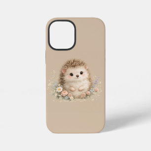 Süßes Igel-Häuschen-Idyll Blumen-Geschenk iPhone 12 Mini Hülle