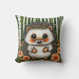 🦔🌲 Süßes Igel-Wald-Dekor-Geschenk ✨ Kissen