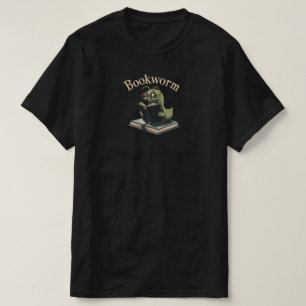 Süßes Inchworm-Leseshirt – Bücherwurm T-Shirt