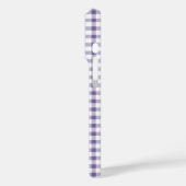 Süßes Indigo-Gingham-Muster Case-Mate iPhone Hülle (Rückseite / Links)