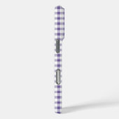 Süßes Indigo-Gingham-Muster Case-Mate iPhone Hülle (Rückseite / Rechts)