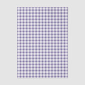 Süßes Indigo-Gingham-Muster Seidenpapier (Vorderseite)