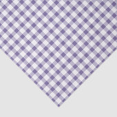 Süßes Indigo-Gingham-Muster Seidenpapier (Ausschnitt)