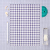 Süßes Indigo-Gingham-Muster Seidenpapier (Handwerk)