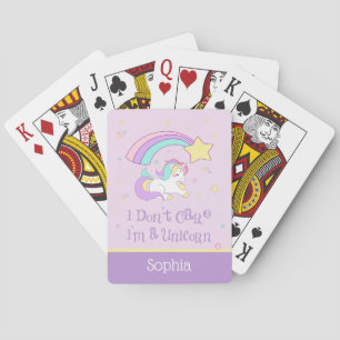 Süßes individuelles personalisiertes magisches Reg Spielkarten
