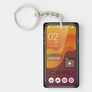 Süßes iPhone-Tech-Liebhaber-Geschenk Schlüsselanhänger
