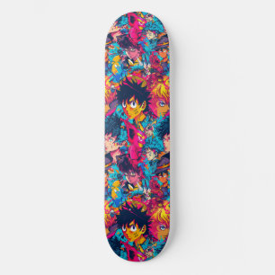 Süßes japanisches Anime-Manga-Muster Skateboard