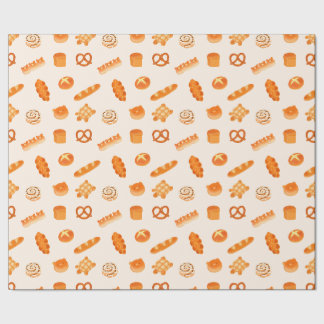 Süßes japanisches Bäckereibrot Kawaii Cute Geschenkpapier