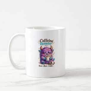 Süßes Kaffeemonster Lustiges Kaffeeliebhaber-Desig Kaffeetasse