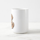 Süßes Kaffeetassen-Hund-Kawaii-Design Kaffeetasse (Mittel)