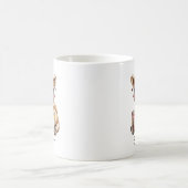 Süßes Kamel liest ein Buch Custom Kaffeetasse (Mittel)