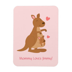 Süßes Känguru-Baby-Joey für Kinder Magnet