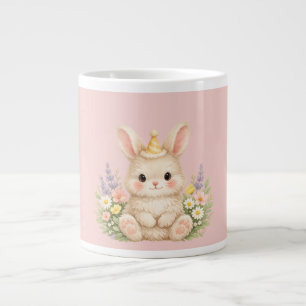 Süßes Kaninchen Europäischer Landhausgarten Jumbo-Tasse