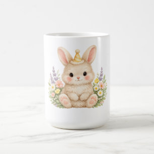 Süßes Kaninchen Europäischer Landhausgarten Kaffeetasse