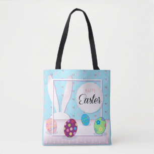 Süßes Kaninchen Frohe Ostern Eierjagd-Party Frühli Tasche