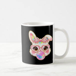 Süßes Kaninchen-Gesicht für Frauen Mädchen Kinder Kaffeetasse