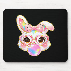 Süßes Kaninchen-Gesicht für Frauen Mädchen Kinder  Mousepad