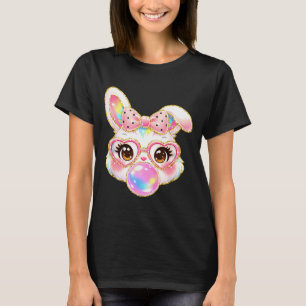 Süßes Kaninchen-Gesicht für Frauen Mädchen Kinder T-Shirt