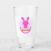 Süßes Kaninchen Glas (Vorderseite)