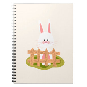 Süßes Kaninchen Kawaii Spiralnotizbuch Adorable Notizblock