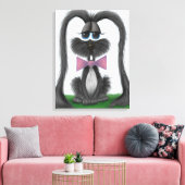 Süßes Kaninchen Leinwanddruck (Insitu (Wohnzimmer))