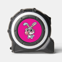Süßes Kaninchen mit Brille, das Bubble Gum bläst