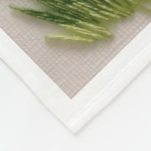 Süßes Kaninchen Mit Karotten-Decke Fleecedecke (Ecke)