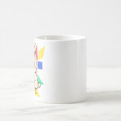 Süßes Kaninchen mit Karotten-Tasse Kaffeetasse (Mittel)