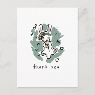 Süßes Kaninchen✨️ Postkarte