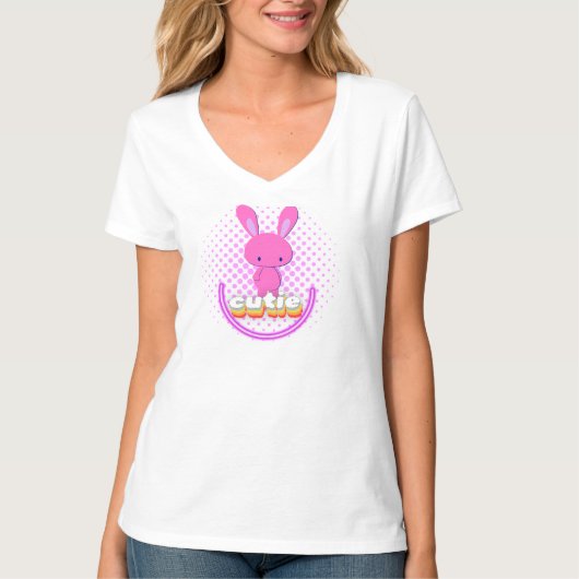 süßes Kaninchen T-Shirt (Vorderseite)