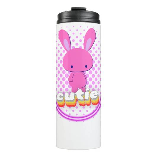 Süßes Kaninchen Thermosbecher (Vorderseite)