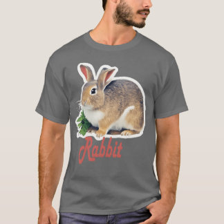 süßes Kaninchen Tier Design Familie T-Shirt