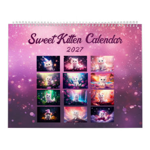 Süßes Kätzchen 2027 Jahresmagie Kalender