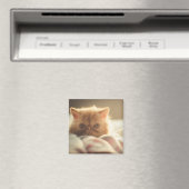 Süßes Kätzchen bleibe warm Magnet (In Situ (Geschirrspüler))