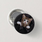 Süßes Kätzchen Button (Vorne & Hinten)