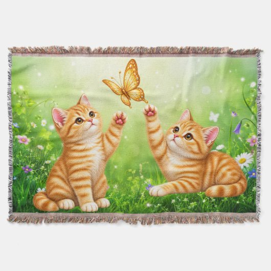 Süßes Kätzchen Decke (Vorderseite)