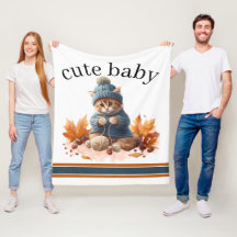 Süßes Kätzchen Elegantes Strick-Kätzchen Babydecke