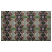 Süßes Kätzchen gespiegelt Polyester-Poplin-Stoff Stoff (Fat Quarter (45,7 x 55,9 cm))