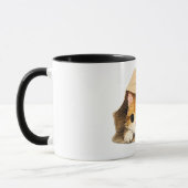 Süßes Kätzchen in einer Papiertüte Tasse (Links)
