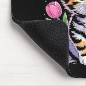 Süßes Kätzchen Katze Floral Kawaii Mousepad (Ecke)