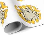 SÜßES KÄTZCHEN Klein, 3,2 cm Geschenkpapier (Rolleneckpunkt)