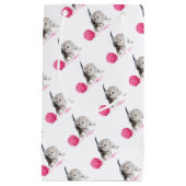 Süßes Kätzchen Low Poly Kleine Geschenktüte (Vorderseite)