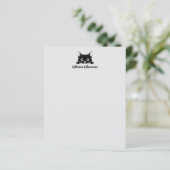 Süßes Kätzchen Minimalistisches Design - KATZE 1 (Stehend Vorderseite)
