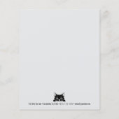 Süßes Kätzchen Minimalistisches Design - KATZE 1 (Rückseite)