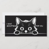 Süßes Kätzchen Minimalistisches Design - KATZE 1 (Vorderseite)