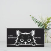 Süßes Kätzchen Minimalistisches Design - KATZE 1 (Stehend Vorderseite)